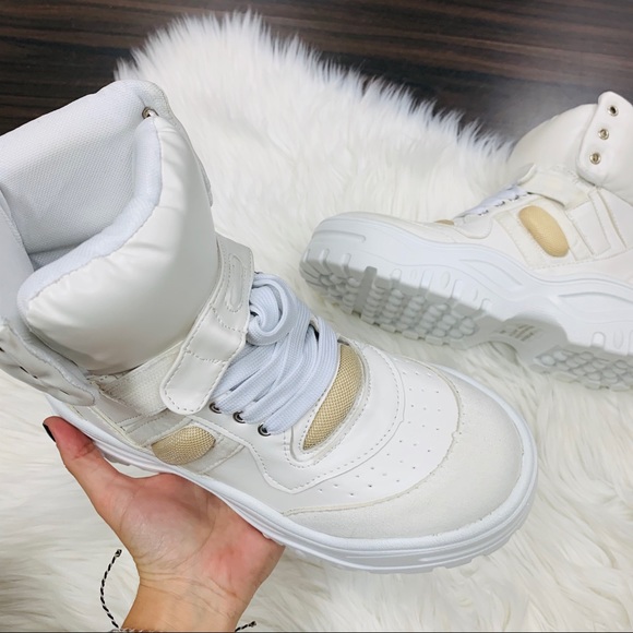 White chunky sneaker boot - Picture 5 of 5